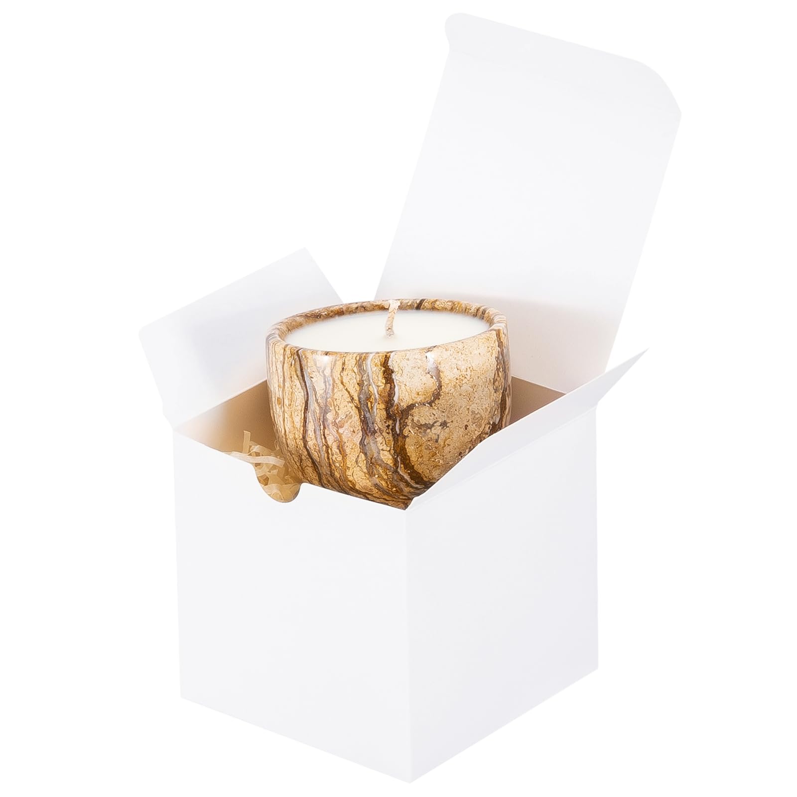 Photo 1 of UnicoPak 10 Pack 4x4x4 Gift Boxes Bulk White Small Gift Boxes for Ornaments, Candles, Mugs, Crafting, Treat, Ideal for Birthday Christmas Party Homemade Business