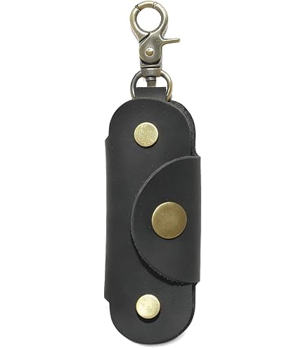 Amazon.com: Upgrade Crazy Horse Genuine Leather Car Key Case
