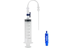 Miotorio Bike Cycling Tubeless Sealant Injector Syringe,Presta and Schrader Valve Core Removal Tool Fit for Stans No Tubes Sealant and Other Sealants Brand,Bike Syringe Kit