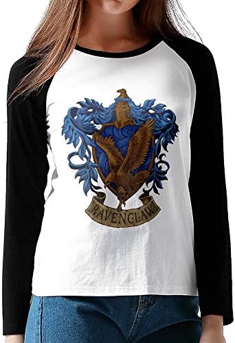 Loneki Women's Harry Potter Ravenclaw Baseball Raglan T-Shirts