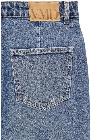 VMVERI HR Calf Denim Skirt GA NOOS