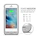 iPhone 6S Battery Case, iPhone 6 Battery Case [Ultra Thin 12.9mm] - UNU DX-Free iPhone 6 Battery Case 4.7 inch [White/ Silver] - MFI Apple Certified 2400mAh External Protective Portable Charger Case