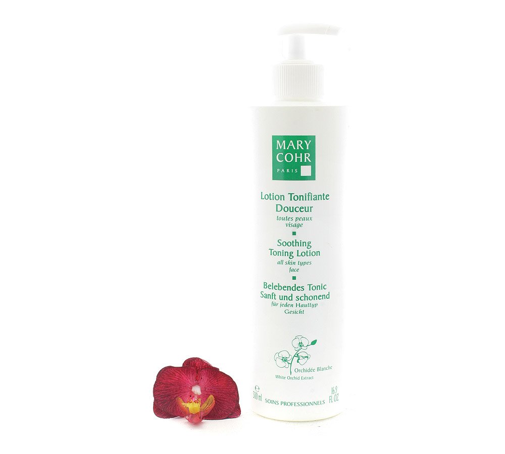 Mary Cohr Lotion Tonifiante Douceur - Soothing Toning Lotion 500ml (Salon Size)