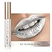10 Colors Diamond Lipstick Matte Lipstick Metallic Lip Glosses Set Lip Toppers Waterproof Long Lasting Shimmer Nude Liquid Makeup Kit Tint Pigmented - #37