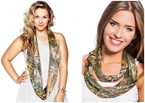 Realtree Infinity Scarf, Silky RT Xtra Camo Fashion Scarf