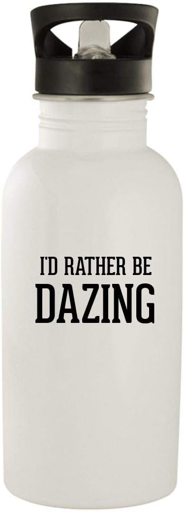 I'd Rather Be DAZING - Stainless Steel 20oz Water Bottle, White