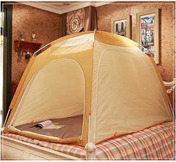 Pericross Tente Von Spielzeug Fur Kinder Und Erwachsene Campingzelt Aussen Klappstuhle Fences Vertraulichkeit Bett Zelt Fur Kinder Hauser Displayschutzfolie Vorhang Bettwasche 200 150 145 Cm Gelb Amazon De Kuche Haushalt