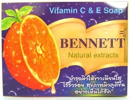Bennett: Vitamin C&E Soap Natural Extracts (130g.) Thailand