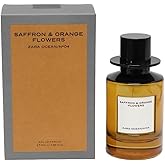 Zara Saffron and Orange Flowers Cologne for Men Warm Citrus Bergamot Spicy Musk and Clean Skin Scent Long Lasting Fragrance Eau de Parfum 100ml (3.38 fl. oz.)