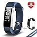 Lintelek Fitness Tracker, Heart Rate Monitor Activity Tracker with Connected GPS Tracker, Step Counter, Sleep Monitor, IP67 Waterproof Pedometer for Android and iOS Smartphone