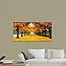 Pyradecor 40-Inch-by-20-Inch Far-seeing Modern Landscape Giclee Framed Stretched Canvas Print