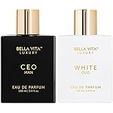 Bella Vita Luxury Trendsetter | 2x100ml Perfumes | CEO Man & White Oud | Perfume for Men & Women | Long Lasting Fragrance | Eau De Parfum