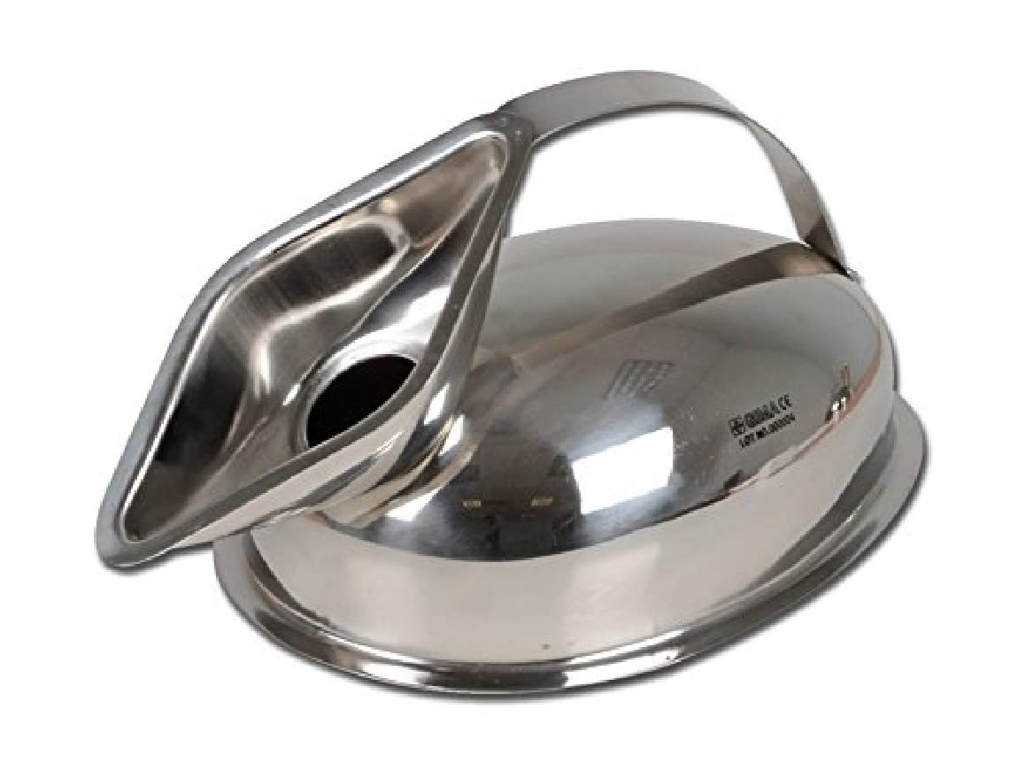 GIMA DHW-1221 Female Urinal Hollowware, Stainless Steel