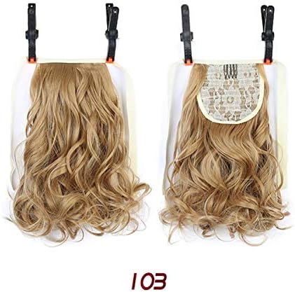 Short Wavy Ponytail Heat Resistant Drawstring Hairpiece Black Brown Hair Tail Natural Synthetic Clip In Hair Extensions,103,10inches