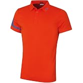 J.Lindeberg Men's Heath Regular Fit 4-Way Stretch Golf Polo Shirt