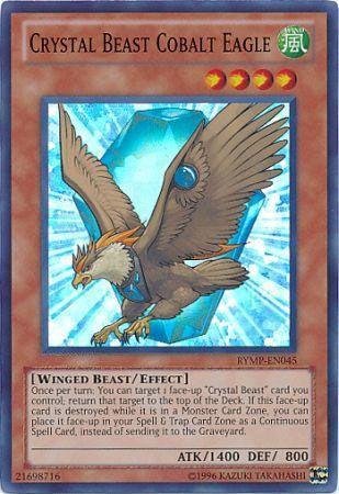Yu-Gi-Oh! - Crystal Beast Cobalt Eagle (RYMP-EN045) - Ra Yellow Mega-Pack - Unlimited Edition - Super Rare