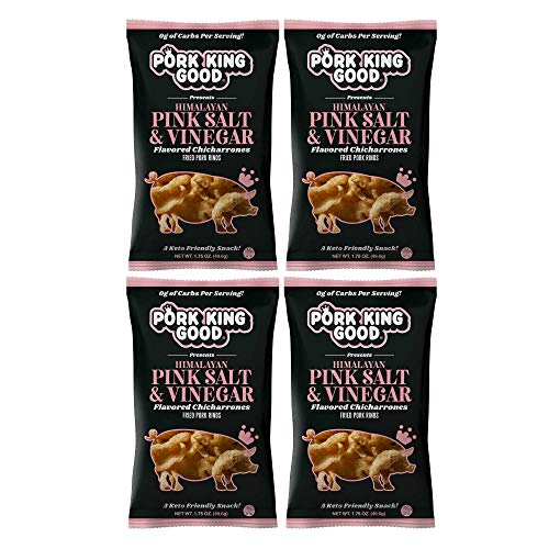 Pork King Good Himalayan Pink Salt & Vinegar Pork Rinds (Chicharrones
