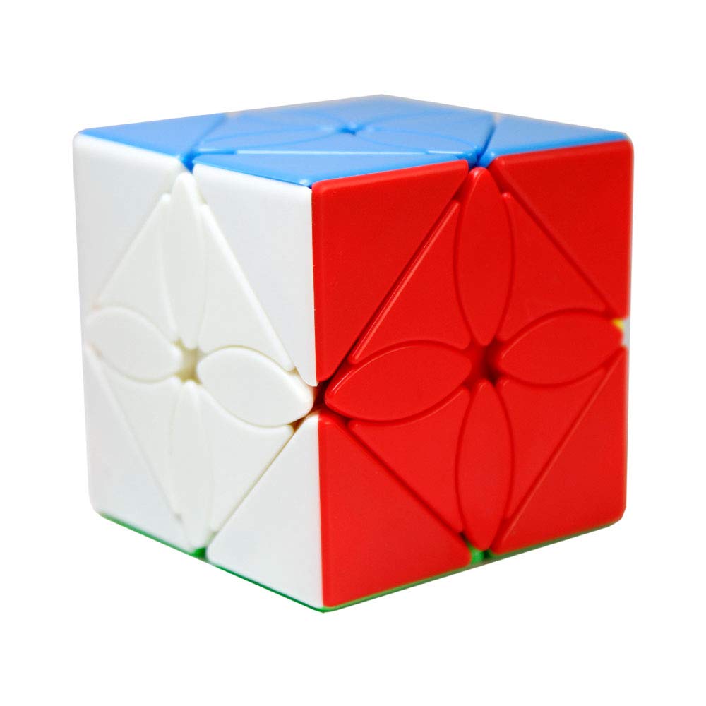 Oostifun MoYu MoFang JiaoShi Meilong Maple Leaves Skewb Multicolor Cubing Classroom Smooth Twist Puzzle Special Toys