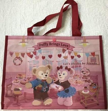 Amazon Co Jp スウィートダッフィーショッピングバッグ16 年ver ダッフィー シェリーメイ Tdr Tdl エコバッグ サブバッグ ディズニーシー限定 ホビー 通販