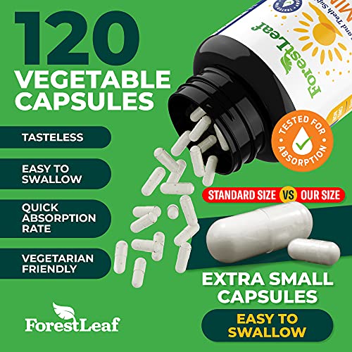 Forest Leaf Vitamin D3 50,000 IU Weekly Supplement 120 Vegetable