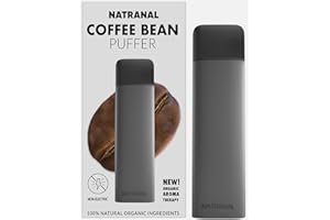 Natranal Quit Puffer for Oral Fixation Relief - Non-Addictive Puffer for Support When You Want to Quit Smoking or Quit Vaping- Soft Tip Behavioral Aid (Coffee Bean) 1 Pack