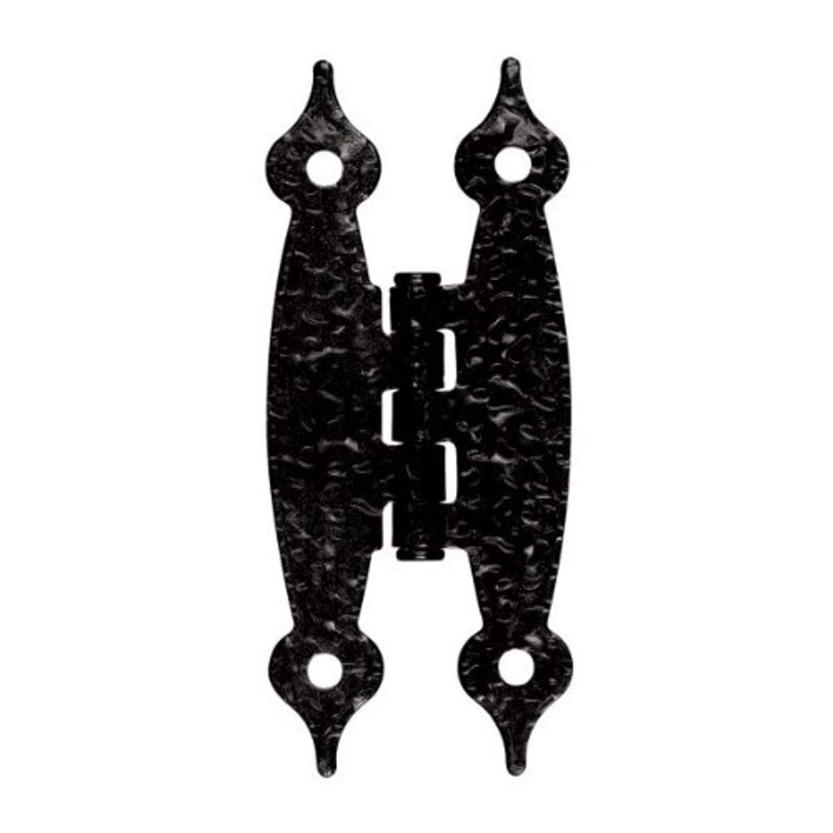 Liberty H09000C-BL-C5, Hammercraft Face Frame Flush Mount "H" Hinges Cabinet Hardware, Inset Hinges, 1-7/16 in., Black, 1 Pair