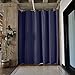Room/Dividers/Now Tension Curtain Rod, Adjustable Heavy-Duty Tension Rod No Drilling Required, 28-50 Inch, Black Curtain Tension Rod with Strong Hold and Easy Setup for Windows, Closets and Spaces