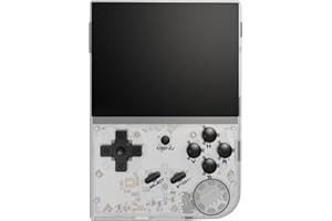 DREAMHAX RG35XX 2024 New Updated Portable Game Console with 3.5 Inch IPS Screen Built-in 5470+ Games Linux System, Handheld Video Games Support Gamepad and HDMI TV Output, Retro Game Gift (Transparent White)