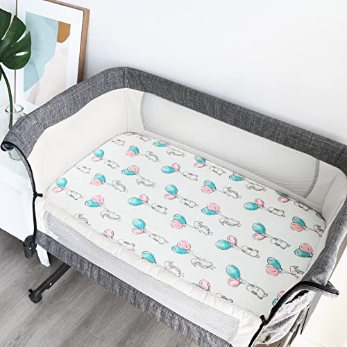 Muslin Bassinet Sheets 33x20 Fit for Maxi-COSI Iora, Mika Mikcy