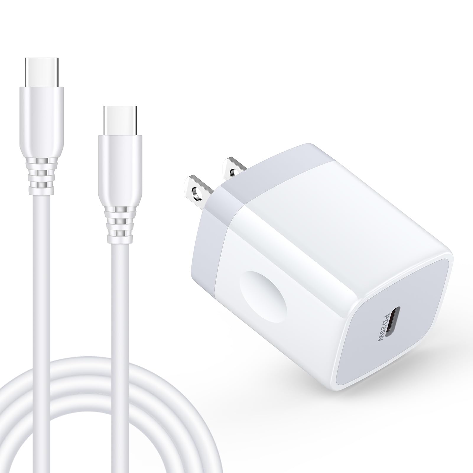 25W Fast Phone Charger for Motorola Razr Ultra 2025, Moto G, G Stylus/Power/Play 2026 2025 2024 5G, Edge, Edge+, Razr, 2021 2022 2023 2024, One 5G, Pure, Wall Power Adapter with USB C Cable