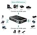 WOWOTO A5 Multimedia Home Theater Video Projector with Android System support 1080P HDMI USB SD Card VGA AV for Home Cinema TV Laptop Game iPhone Andriod Smartphone with Free HDMI Cable