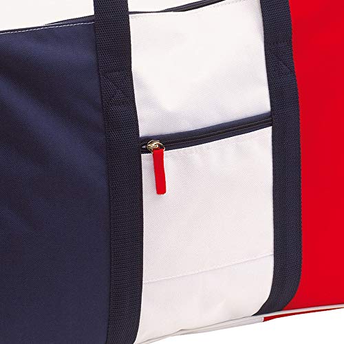 TOPICO Strandtasche Marina, blau/rot/weiß ine root – Bild 3