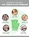 Best Gel Cotton Moisturizing Gloves Touch Screen - Eczema Relief - Heals Dry Skin and Cracked Hands Fast - Anti Aging Hand Treatment - Gel Lining Infused with Essential Oils and Vitamins