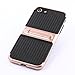Nicexx iPhone 7 Case with Kickstand and Dual Layer Protection with Soft TPU & Hard PC Premium Luxury Shock Absorbing Shockproof Cover for iPhone 7 (Rose Gold)