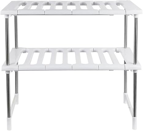 amazon telescopic sink storage rack