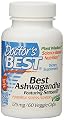 Doctor's Best Ashwagandha Featuring Sensoril Veggie Capsules, 60 Count