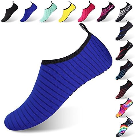 WAPIKE Women and Men Water Shoes Quick-Dry Aqua Socks Non-Slip for Beach Swim Yoga Exercise