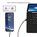 USB Type C Cable, BYZ 3 Pack 6ft Nylon Braided USB Type C Charging Cable Red