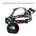 Headlamp MECO Super Bright Headlight LED Headband Light waterproof Head Flashlight with 2 Pack 18650 Rechargeable Batteries and Wall Charger Car Charger for Hiking Camping Riding Fishing Running