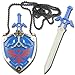 Armory Replicas Legend Heros Shield Elfs Master Sword Necklace
