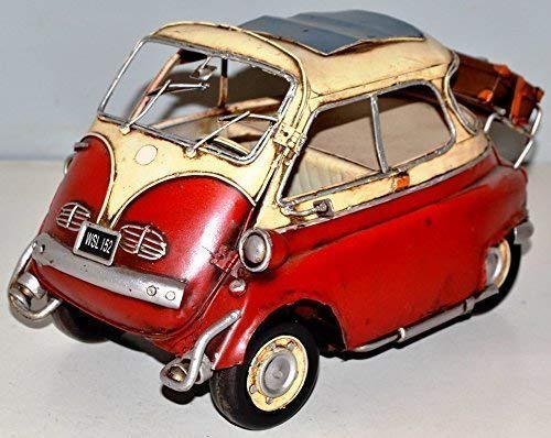 24 cm 37267 Nostalgische Welten Andreas Schmidt Auto Oldtimer rot/weiß