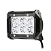 Primeprolight 8Pcs 18W Led Work Light 4 Inches Spot Beam for Off-road, Emergency & Rescue Vehicle, ATV/UTV/Golf cart, Boat & marine, Agriculture Vehicle, Mining and Heavy Equipment