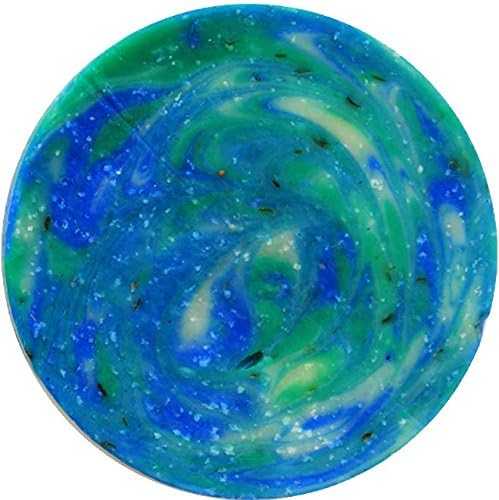 POSEIDON SEA-Shea Butter and Bentionite Clay Soap: Lemongrass Essential Oil, Dulse, &amp; Pink Himalayan Sea Salt, Minimal Packaging, 4.1 oz, Vegan