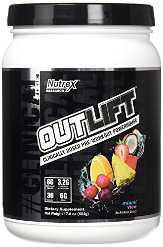 Nutrex Research Outlift Miami Vice 20 Serving, Miami Vice, 17.8 Ounce