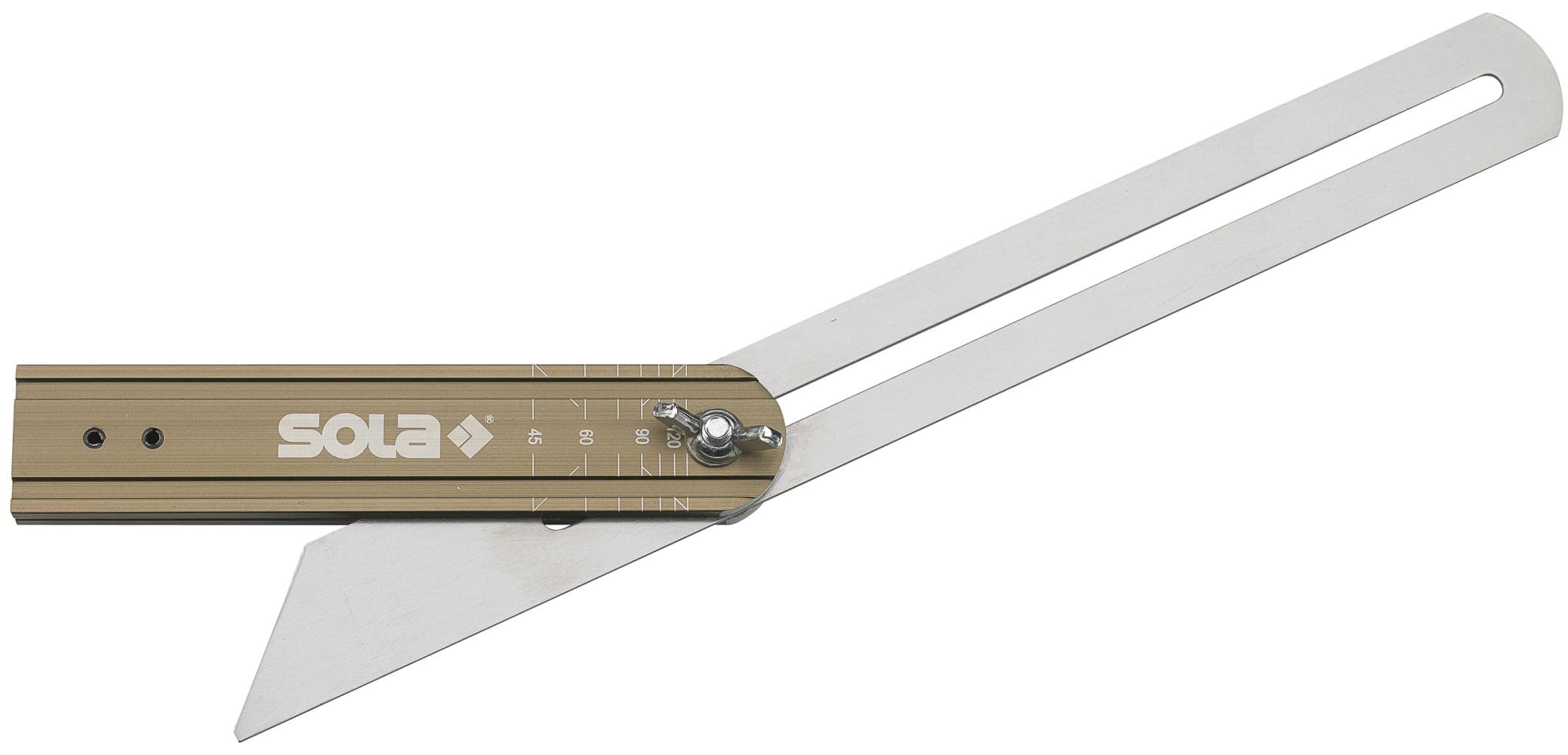 Sola 56052201 "VSTG 300" Adjustable Squares, Grey/Brown, 300 mm