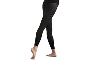 DANCEYOU Black Tights for Girls Toddler Black Dance Tights for Women Footless/Convertible/Stirrup Ballet Leggings 1 & 2 Packs