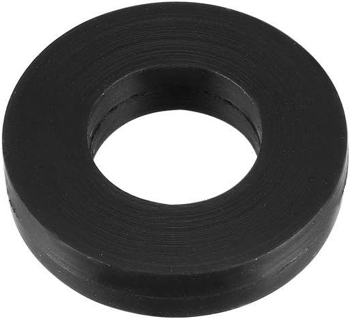 sourcingmap Rubber Flat Washers 18mm OD 9mm ID 4mm Thickness for Faucet Pipe Water Hose Pack of 10, 18mmx9mmx4mm - Image 4