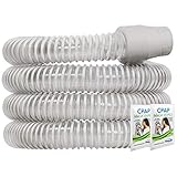 RespLabs CPAP Hose, Grey Premium Tubing - The Original Universal 6 ft. Tube | Compatible with Respironics and ResMed Devices