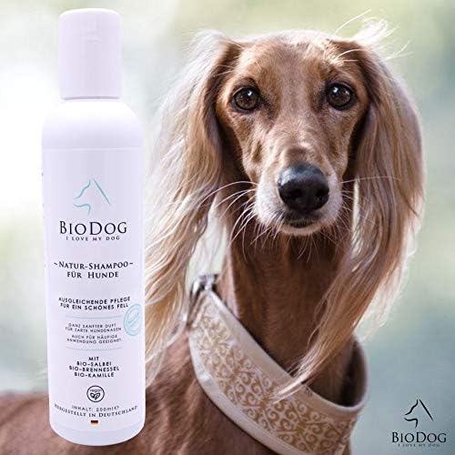 Organic Dog Shampoo For Gentle Natural Grooming With Sage Nettle Chamomile And Mild Surfactants For Shiny Coat And Healthy Skin With Biodog Formula Amazon De Pet Supplies