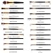 Makeup Brushes Set Premium Kabuki Brushes Synthetic Foundation Blending Blush Face Eyeliner Shadow Brow Concealer Lip Brush Tool Beauty Collection Cosmetic Brushes Kit